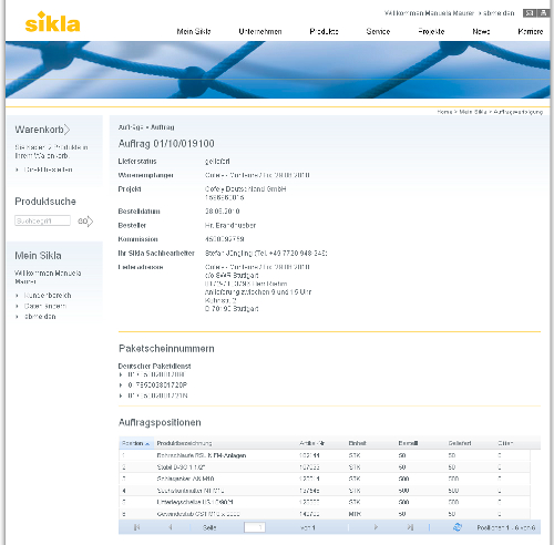 Auftragsverfolgung 2